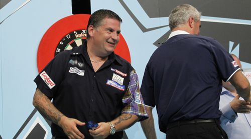 Das Duell der Weltmeister Gary Anderson und Steve Beaton