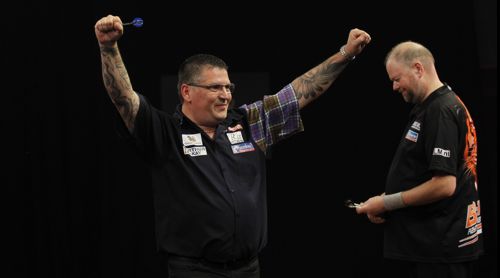 Gary Anderson und Raymond van Barneveld