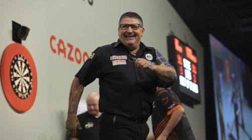 Gary Anderson freut sich diebisch