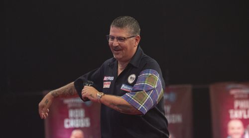 Gary Anderson mit gedämpfter Freude