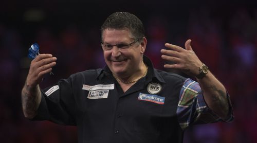 Gary Anderson war nach seinem Doppelsieg bester Laune