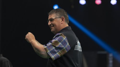 Gary Anderson zufrieden mit dem Punktgewinn