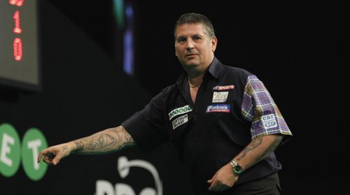 Gary Anderson zeigt, wo es beim Grand Prix lang geht