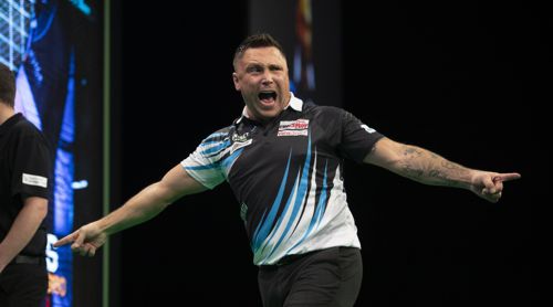 Gerwyn Price kam noch einmal mit einem blauen Auge davon