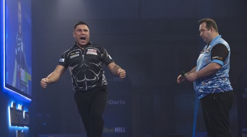 Gerwyn Price gewinnt den Krimi gegen Brendan Dolan