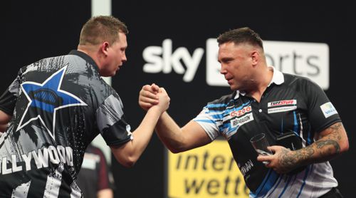 Gerwyn Price und Chris Dobey