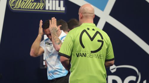 Gerwyn Price verpasst die Sensation gegen Michael van Gerwen