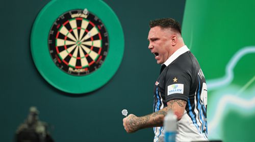 Gerwyn Price freut sich