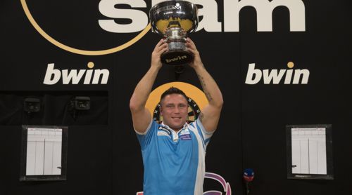 Gerwyn Price gewinnt als erster Spieler die Eric Bristow Trophy