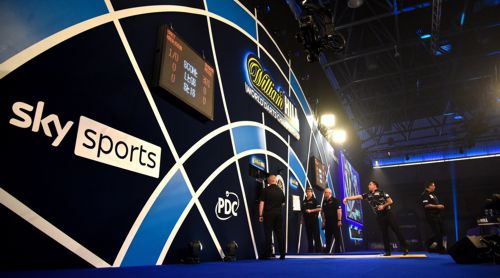 Gerwyn Price und Gary Anderson im Alexandra Palace