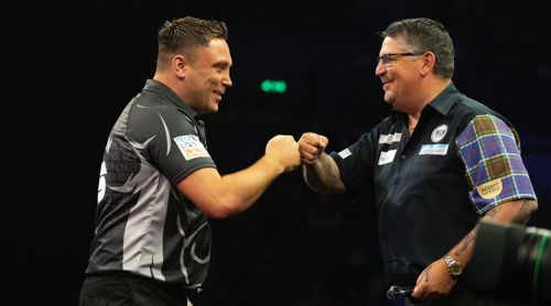 Gerwyn Price und Gary Anderson