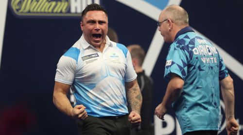 Gerwyn Price zieht nach seinem Sieg über Ian White in das Achtelfinale der Dart Weltmeisterschaft ein