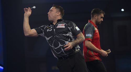 Gerwyn Price gewinnt knapp gegen Jamie Lewis