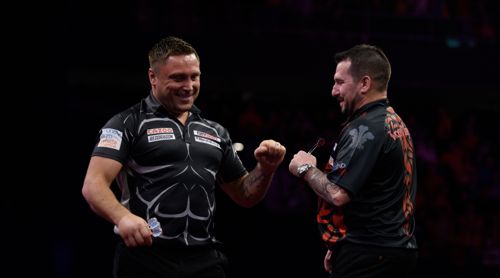 Gerwyn Price und Jonny Clayton