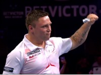 Gerwyn Price freut sich über seine Leistung beim World Matchplay 2015