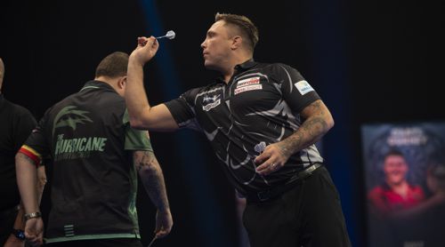 Gerwyn Price überrollt Kim Huybrechts