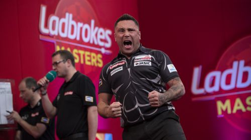 Gerwyn Price zieht mit Dusel in das Viertelfinale des Masters ein