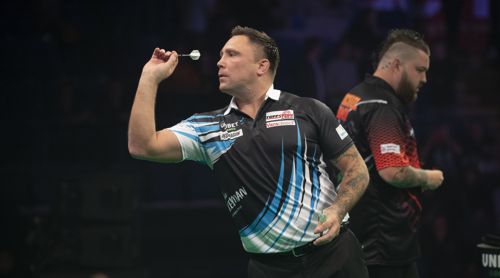 Gerwyn Price holt einen Rückstand gegen Michael Smith auf