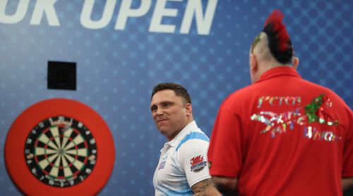 Gerwyn Price schaffte es bei den UK Open erstmals in das Finale eines Major PDC-Turnieres