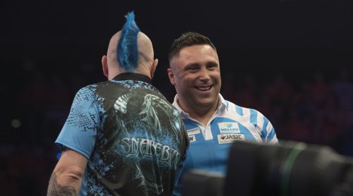 Gerwyn Price gewinnt gegen Peter Wright