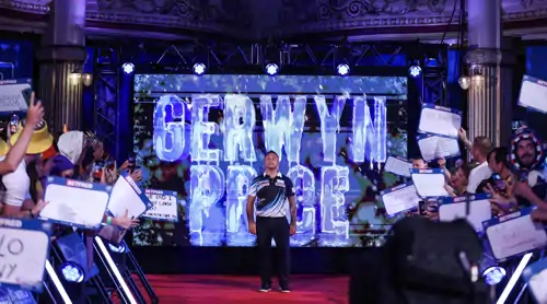 Gerwyn Price beim Walk-on in Blackpool