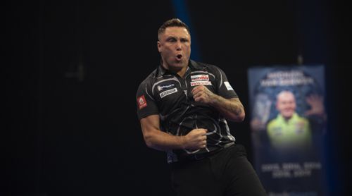 Gerwyn Price zufrieden mit sich selbst