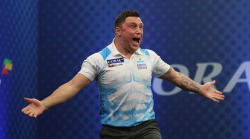 Gerwyn Price ist nach seinem ersten Halbfinaleinzug völlig aus dem Häuschen