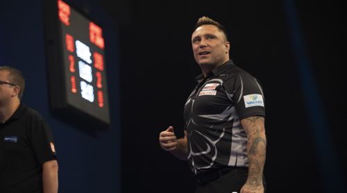 Gerwyn Price happy