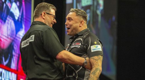 Gerwyn Price und James Wade