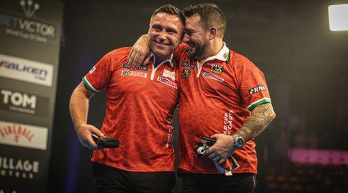 Gerwyn Price und Jonny Clayton - echte Freunde