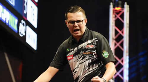Gian van Veen zieht in das Endspiel der Hungarian Darts Trophy ein