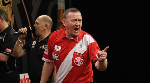 Glen Durrant beim Grand Slam of Darts 2016
