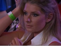 Sammi Marsh fiebert mit James Wade