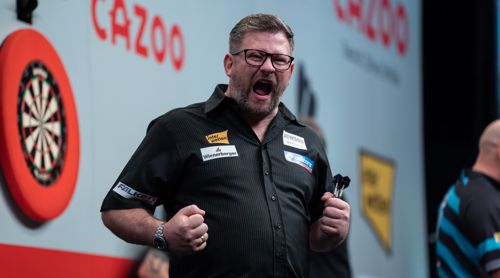 James Wade schreit es laut heraus