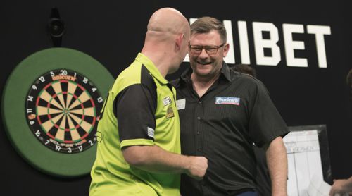 James Wade hier mit Michael van Gerwen