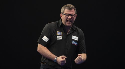 James Wade mit purer Freude