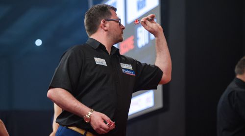 James Wade ist einer der wenigen Linkshänder auf dem Darts Curcuit