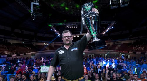 James Wade holt die EM-Trophy