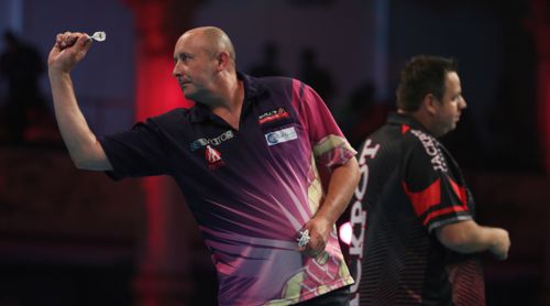 James Wilson musste sich Adrian Lewis geschlagen geben