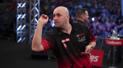 Jamie Hughes lieferte Jonny Clayton ein Duell auf Augenhöhe