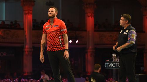 Joe Cullen und Gary Anderson lieferten sich ein Duell auf Augenhöhe