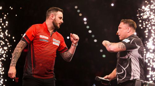 Joe Cullen und Gerwyn Price