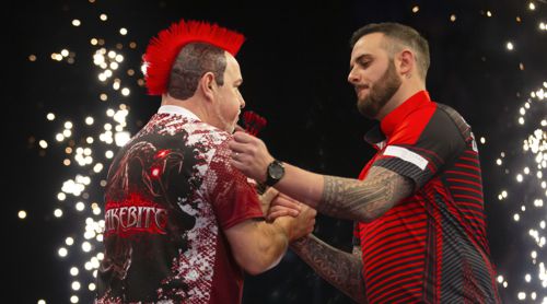 Joe Cullen und Peter Wright