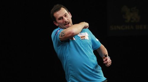 Jonny Clayton beim Grand Slam of Darts 2015