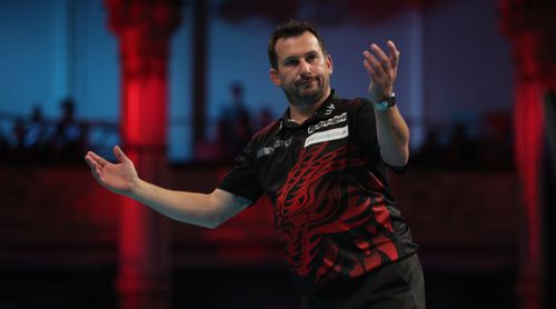 Jonny Clayton bei seinem World Matchplay-Debüt