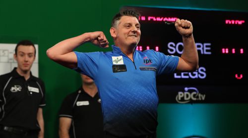 Justin Pipe freut sich riesig über seinen Einzug in das Viertelfinale der Players Championship