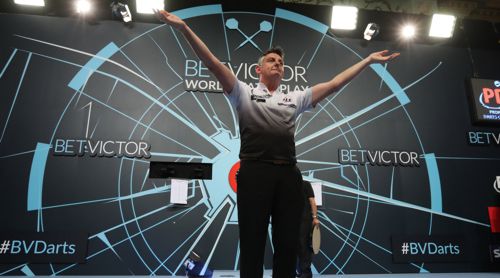 Justin Pipe genoss seinen Auftritt beim PDC World Matchplay 2017