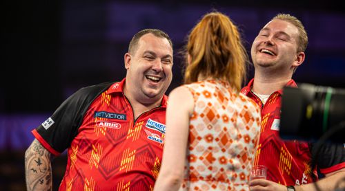 Kim Huybrechts hat sichtlich Spaß