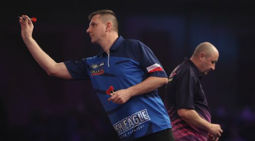 Krzysztof Ratajski bei der Darts WM 2018