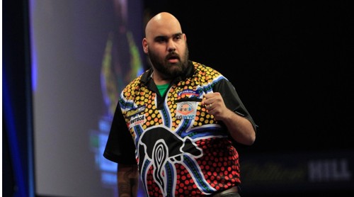 Kyle Anderson bei der PDC Darts Weltmeisterschaft 2015